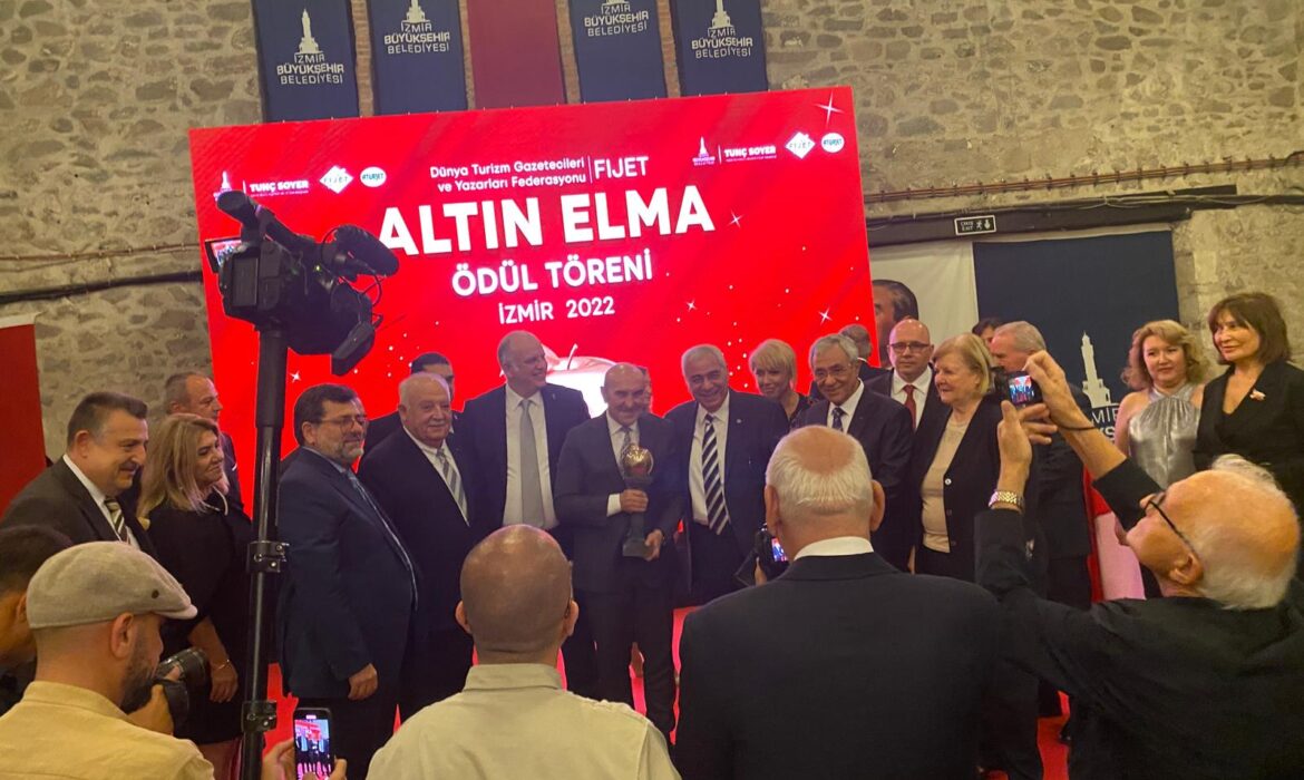 Turizmin Oscarı Altın Elma Ödülü İzmir 2022